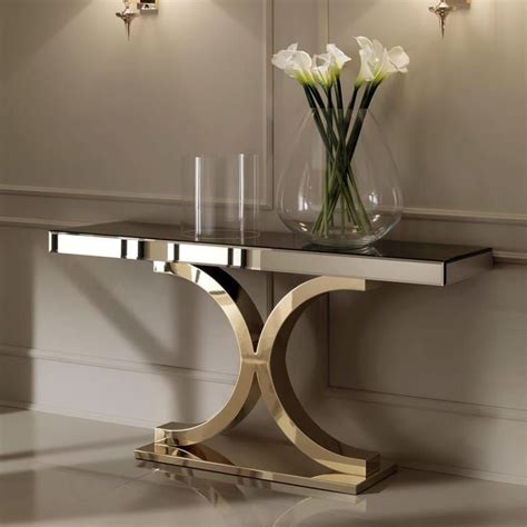 Choochoo sofa table, console table, narrow entryway table with 1 drawer and storage shelf, for entryway hallway living room, easy assembly (40, white) 4.6 out of 5 stars 584 $89.99 $ 89. Gold Contemporary Italian Designer Marble Console And ...