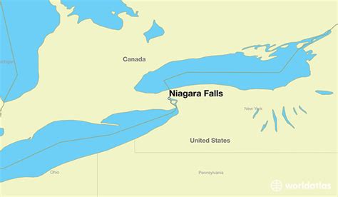 Where Is Niagara Falls On Niagara Falls Ontario Map