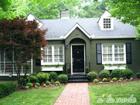 Image Result For Pictures Of Ranch Style Houses Painted Dark Green