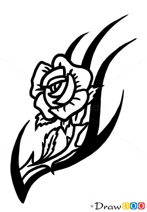 Creating a tattoo means designing something on the part of your body many peoples finding easy tattoo designs to make tattoos easily in less time. How to Draw Flower, Tattoo Designs