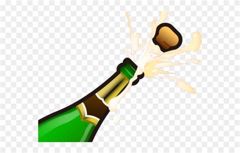 Champagne Clipart Emoji Champagne Whatsapp Emoji Png Transparent Png
