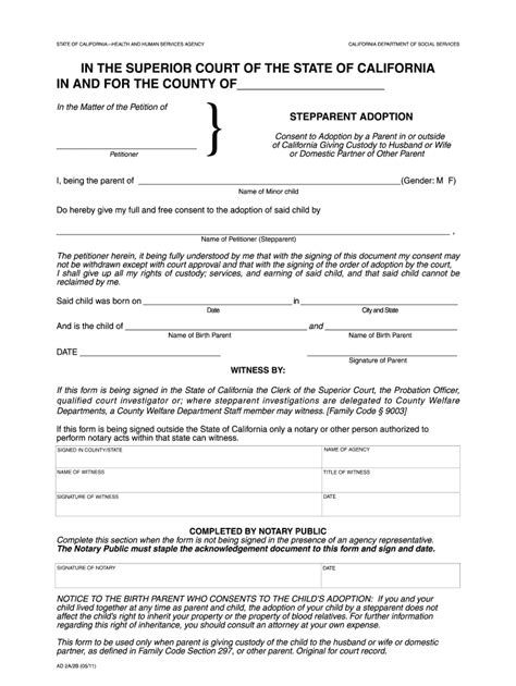 Ca Ad 2a2b 2011 2021 Complete Legal Document Online Us Legal Forms