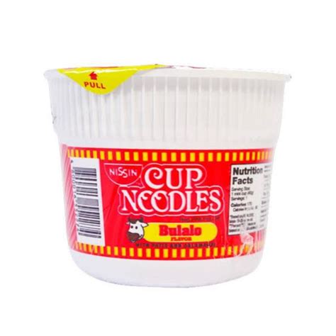 Nissin Cup Noodles Bulalo Flavor 40g Shopee Philippines