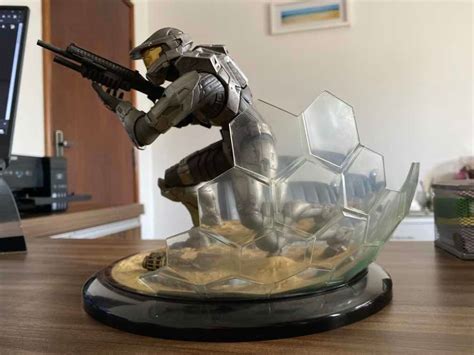 Kotobukiya Halo 3 Master Chief Field Of Battle Artfx Statue Mercado Livre