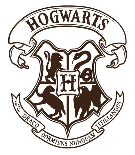 Hogwarts Crest Vector At Getdrawings Free Download
