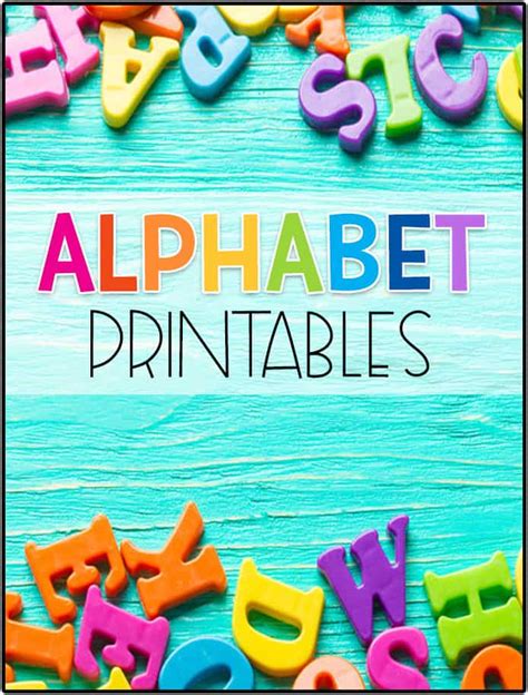 Alphabet Free Printable