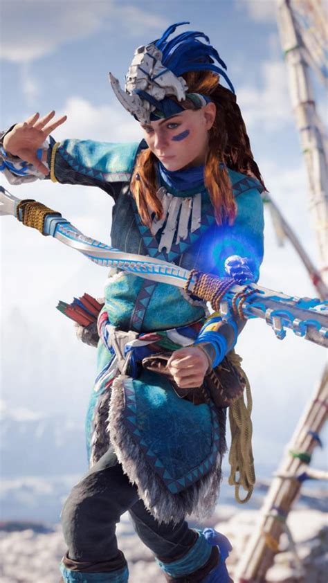On thursday, playstation, guerrilla games, and genshin impact developer mihoyo announced a major crossover between the companies — in the form of horizon zero dawn protagonist aloy joining the. Download 540x960 Wallpaper Aloy, Horizon Zero Dawn, Video Game, Samsung Galaxy S4 Mini ...