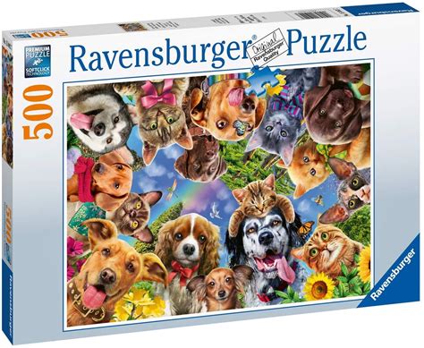 Ravensburger Animal Selfies Jigsaw Puzzle 500 Pieces Pdk