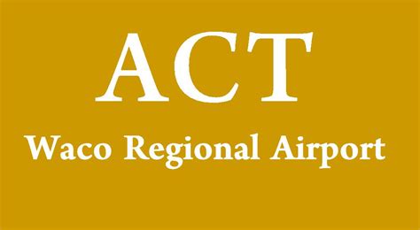 Waco Regional Airport Code Acronym Blog