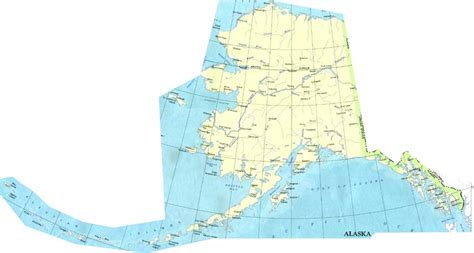 Map Of Alaska Ak State Map