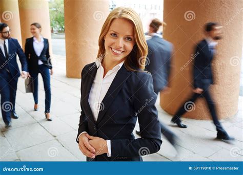 Confident Employee Stock Photo Image Of Businesswoman 59119010