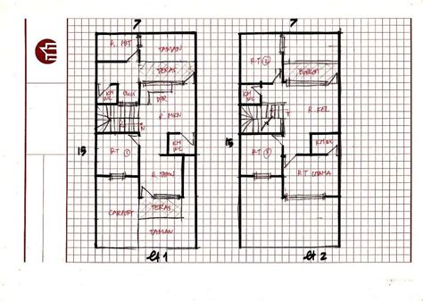Gambar denah rumah lebar 9 meter 1 lantai 3 kamar tidur. Berikut Desain Rumah Lebar 6 Meter Panjang 15 Meter, Viral!