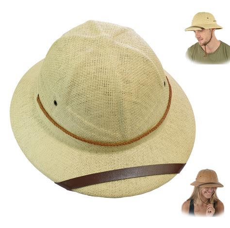 Bush Walking Safari Jungle Hard Pith Helmet Hat Fancy Dress Sydney