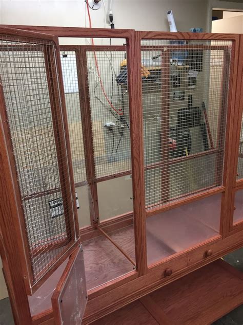 Dougs Oak Flight Cage Flight Cage Diy Bird Cage Parrot Cage