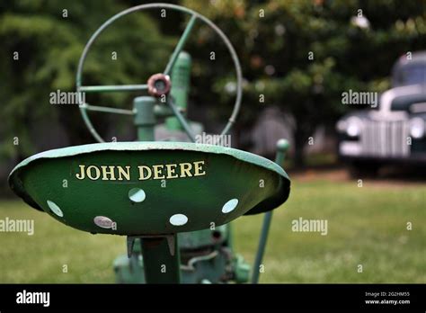 A John Deere Model B Tractor With Steel Wheels Stock Photo Alamy