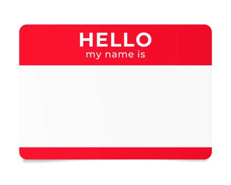 Hello My Name Is Illustrations Royalty Free Vector Graphics And Clip Art Istock