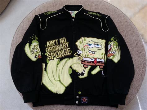 Spongebob Squarepants Keep It Real Jacket Mens Size 2xl