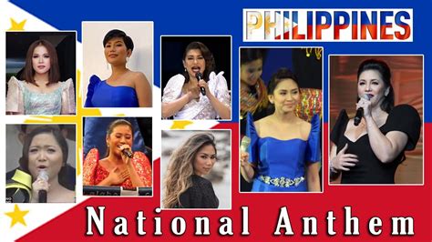 Various Artist Philippine National Anthem Youtube