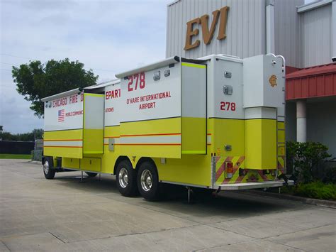 Fire Rescue Mobile Comand Post Chicago Fire Dept Evi