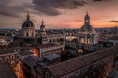 Hd Wallpaper Building Home Roof Italy Sicily Catania Church