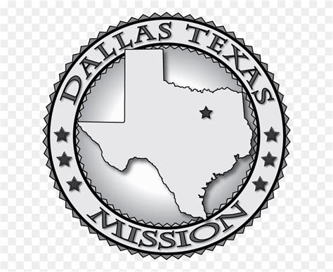 Texas Lds Mission Medallions Seals My Ctr Ring Texas State Clipart
