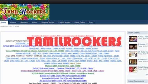Tamilrockers has more than five thousand movies. Tamilrockers latest domain । Latest Tamilrockers Website ...