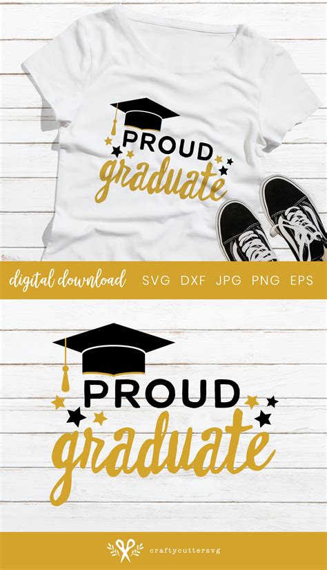Download Proud Graduate Svg Cut File| Graduation Cricut File (564322) | Cut Files | Design Bundles