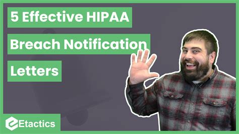 5 Effective Hipaa Breach Notification Letter Examples And Samples — Etactics