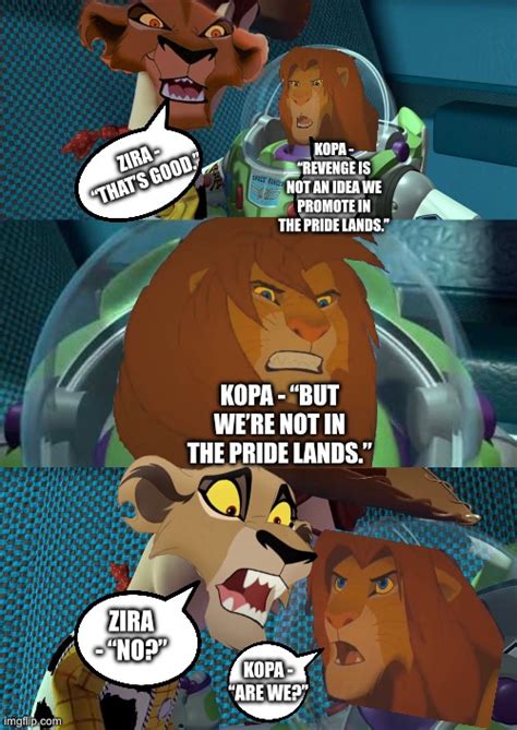 Kopa Fully Grown Vs Zira The Lion King Toy Story Crossover Imgflip