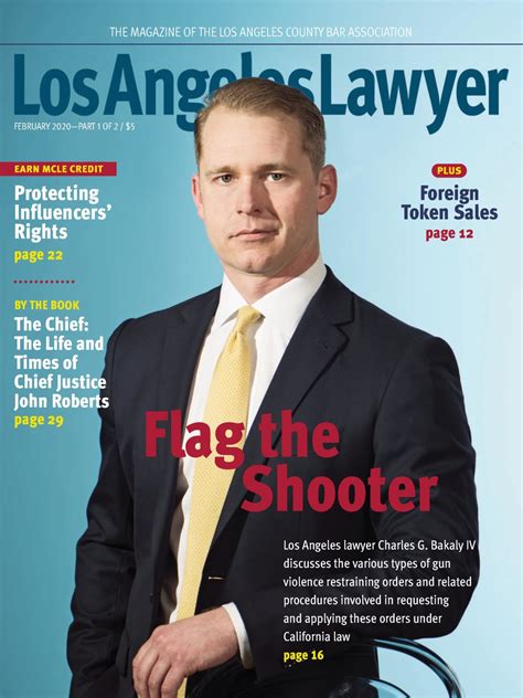 Chase Bakaly Published In La Lawyer Magazine Richards Watson And Gershon