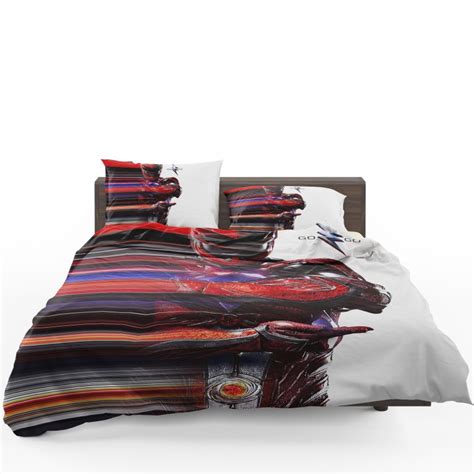 The deadeye, a swift killer that specializes in moving fast like the wind and shooting enemies down with bows; Power Rangers the Red Ranger Bedding Set | EBeddingSets