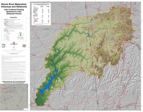 Illinois River Watershed Arkansas And Oklahoma Done In