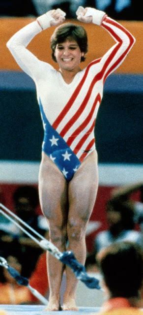 Mary Lou Retton Gymnast And Olympic Performance Photo Shoots