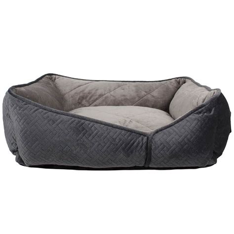 Dream Paws Neutral Pet Sofa Bed Grey Large Dog Beds
