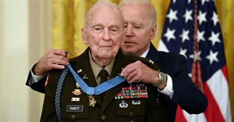 Biden Presents His First Medal Of Honor Award To Korean War Vet S