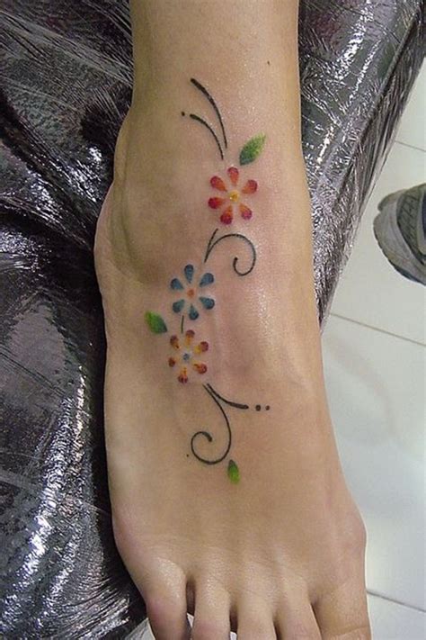 Flower tattoos on foot are incredibly popular among females and it looks much glamorized. 100+ Gorgeous Foot Tattoo Design For Girls - Tattoos Era