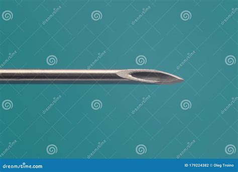 Close Up Of A Medical Injection Needle Stock Photo Image Of Needle