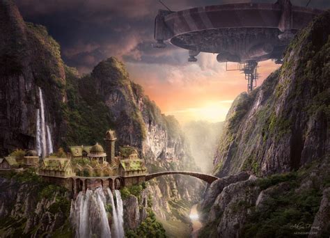 Landscape The 9 Lords Of The District 2d Digital Concept Art
