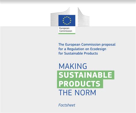 The European Commission Proposal For A Regulation On Ecodesign For