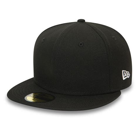 Official New Era Essential Black Fifty Fitted Cap B New Era