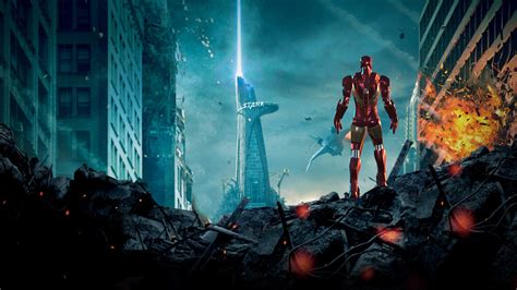 Iron Man Stark Tower Hd Superheroes 4k Wallpapers Images