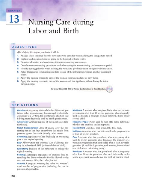 Nursing Care During Labor And Birth