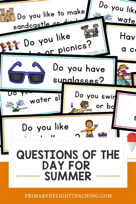Graphing Question Of The Day For Summer Teaching Elementary