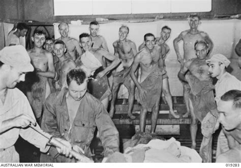 Yokohama Japan Some Australian Ex Prisoners Of War Pows