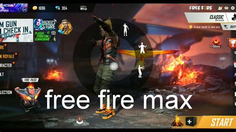 Free Fire Max Full Details Intro Lobby And Free Fire Max Vs Free