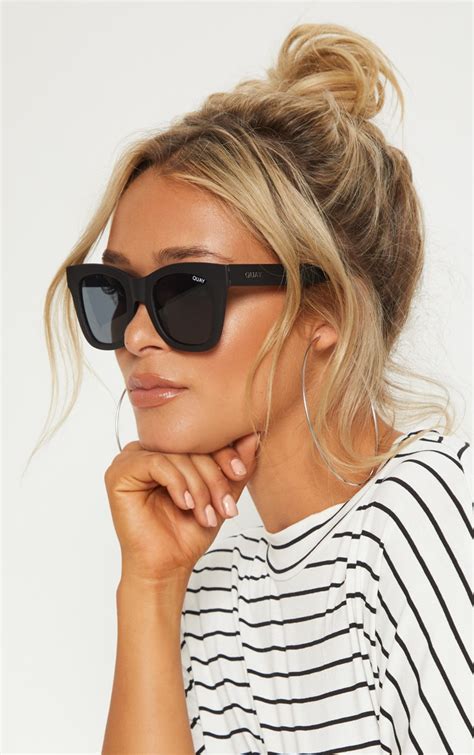 Quay Australila Black After Sunglasses Prettylittlething Aus