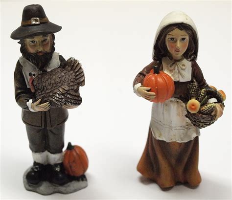 Thanksgiving Pilgrim Couples Figurines Thanksgiving Wikii