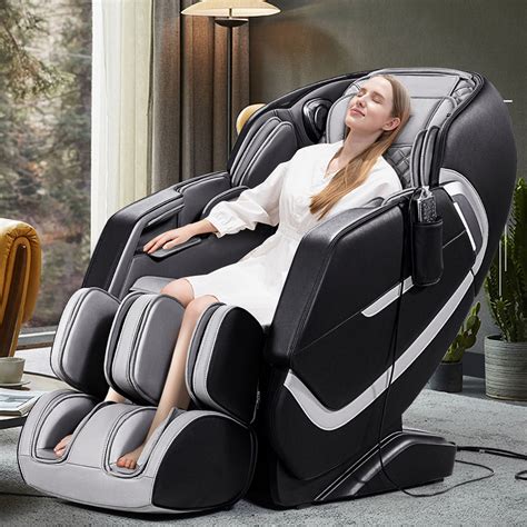 4d Massage Chair Sl Track Zero Gravity Shiatsu Full Body And Recliner Asmility