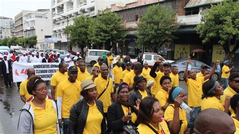 Trabalhadores Moçambicanos Aproveitam 1º De Maio Para Se Manifestarem Em Maputo