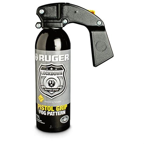 Ruger Lockdown Pistol Grip Pepper Spray 582570 Pepper Sprays At